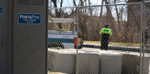 Commercial Construction Temporary Fencing