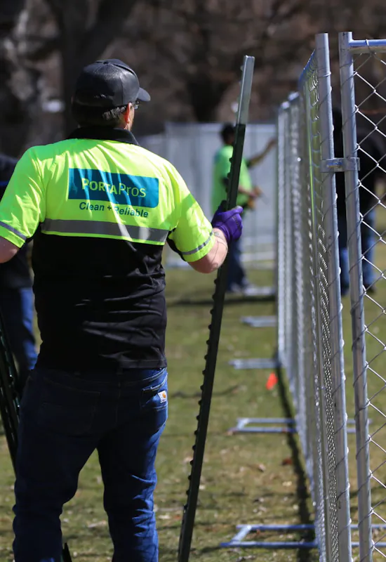 PortaPros Fencing Setup