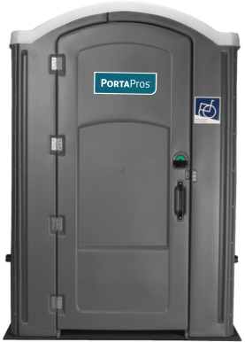 Handicap-accessible portable restrooms