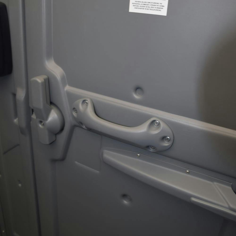 ADA Portable Toilet door handle