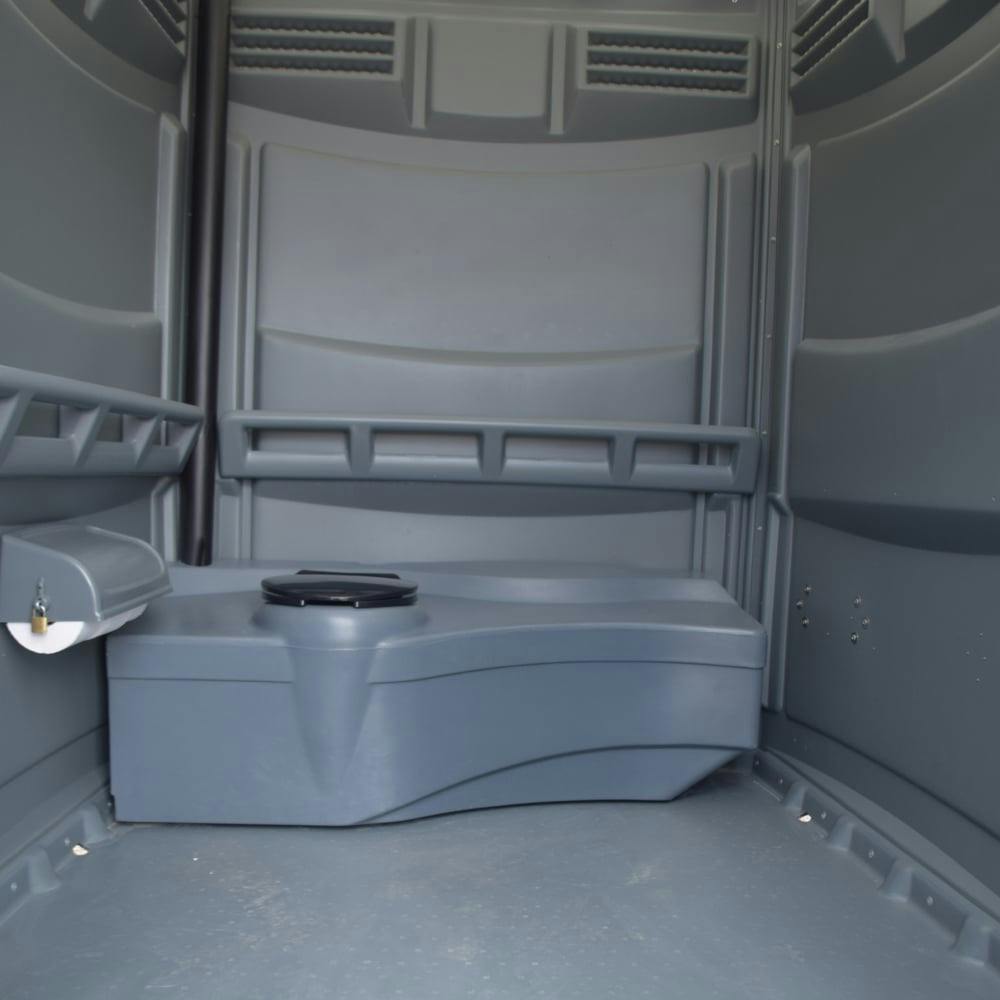 ADA Portable Toilet inside view of entire space