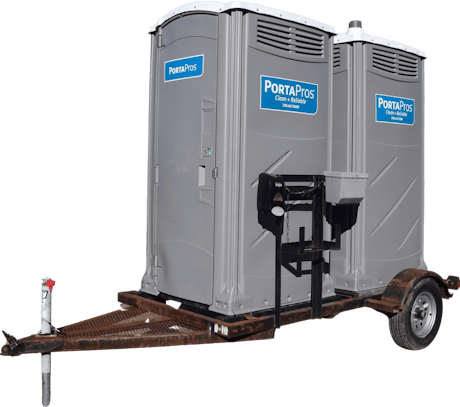 Double Restroom Trailer