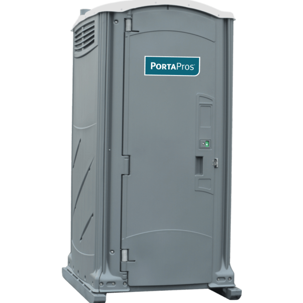 Premium Portable Restroom Front