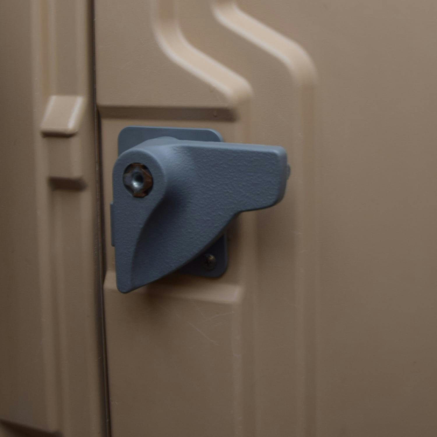 Standard Portable Restroom inside door handle