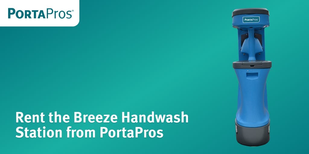 Rent the Breeze Handwash Station Online | PortaPros
