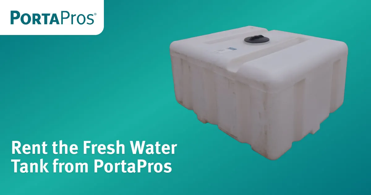 Rent Fresh Water Holding Tanks | PortaPros